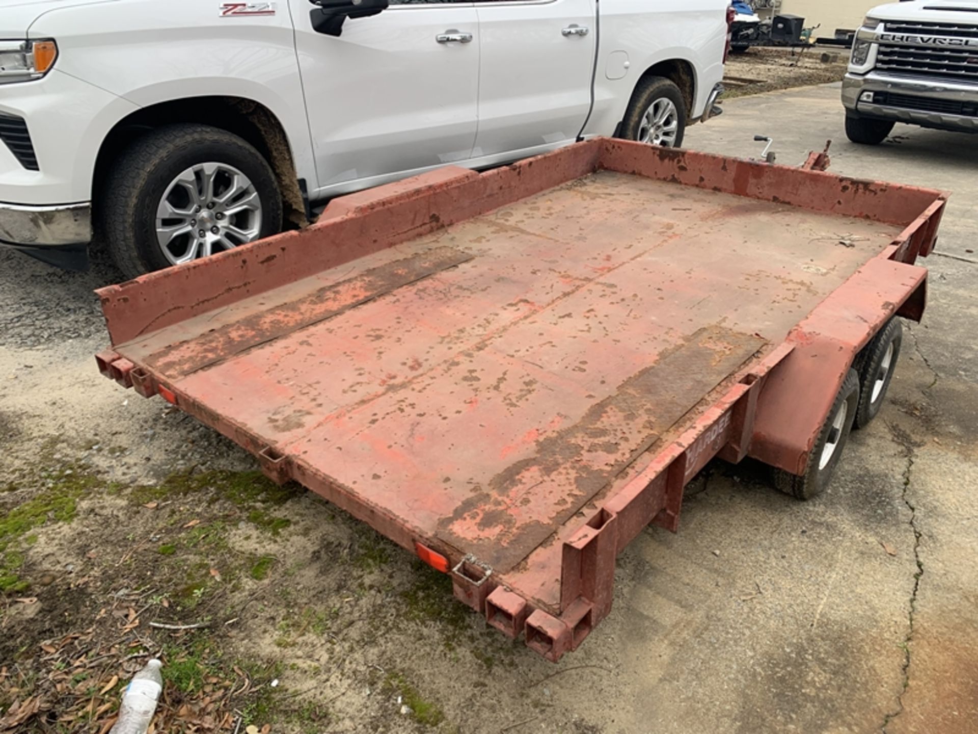 HARDEE UT72L tandem axle steel dump utility trailer - SERIAL 806558 - NO TITLE - Bild 3 aus 5