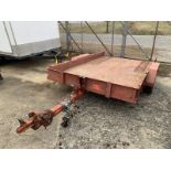 HARDEE UT72L tandem axle steel dump utility trailer - SERIAL 806558 - NO TITLE