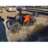 2020 KTM 390 Adventure - some trim panels and handle bars disassembled and in parts bin - 555