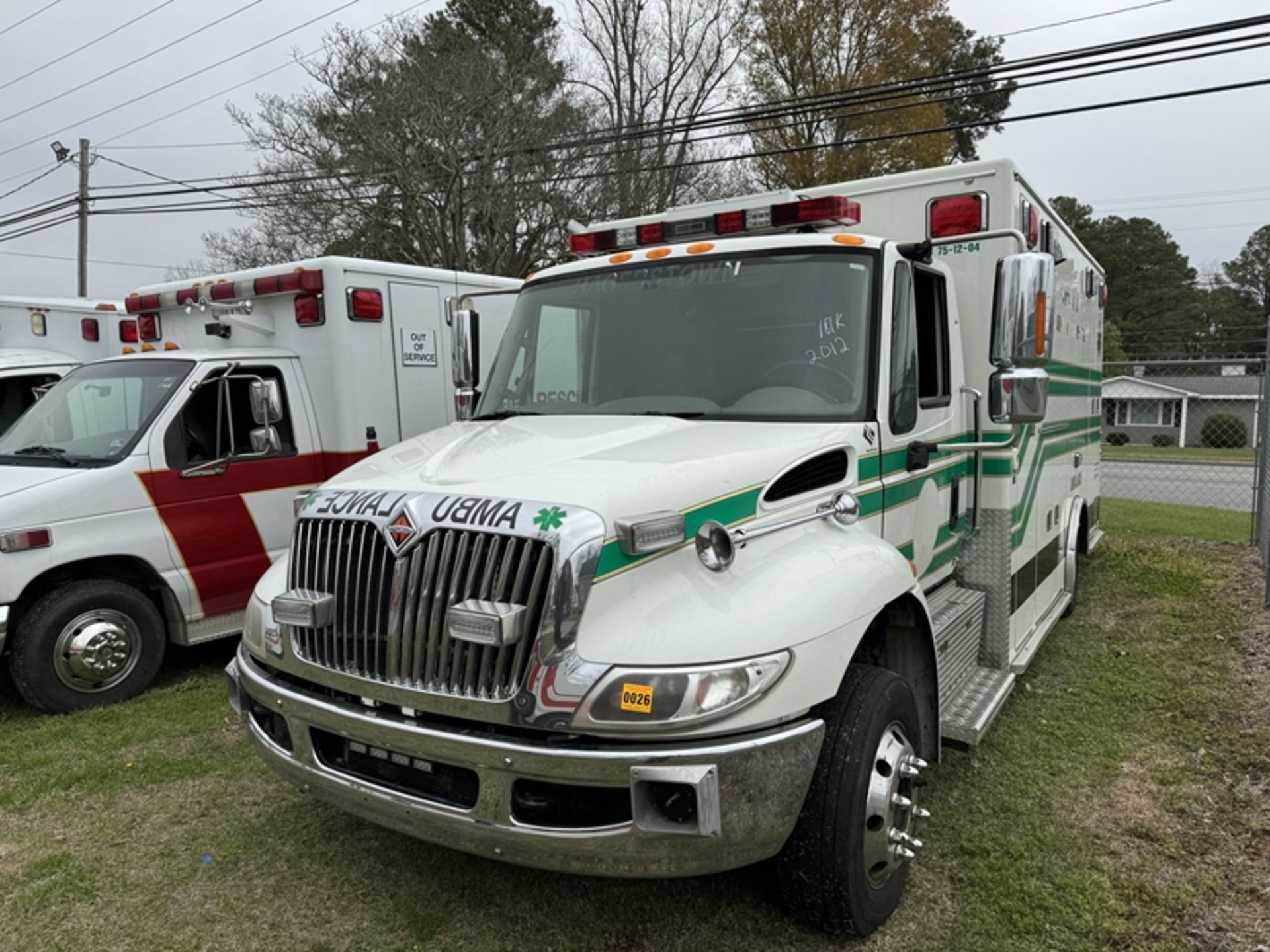 2012 INTERNATIONAL Ambulance MD, dsl - 181,378 miles showing - 3HAMYSKMXCL683303