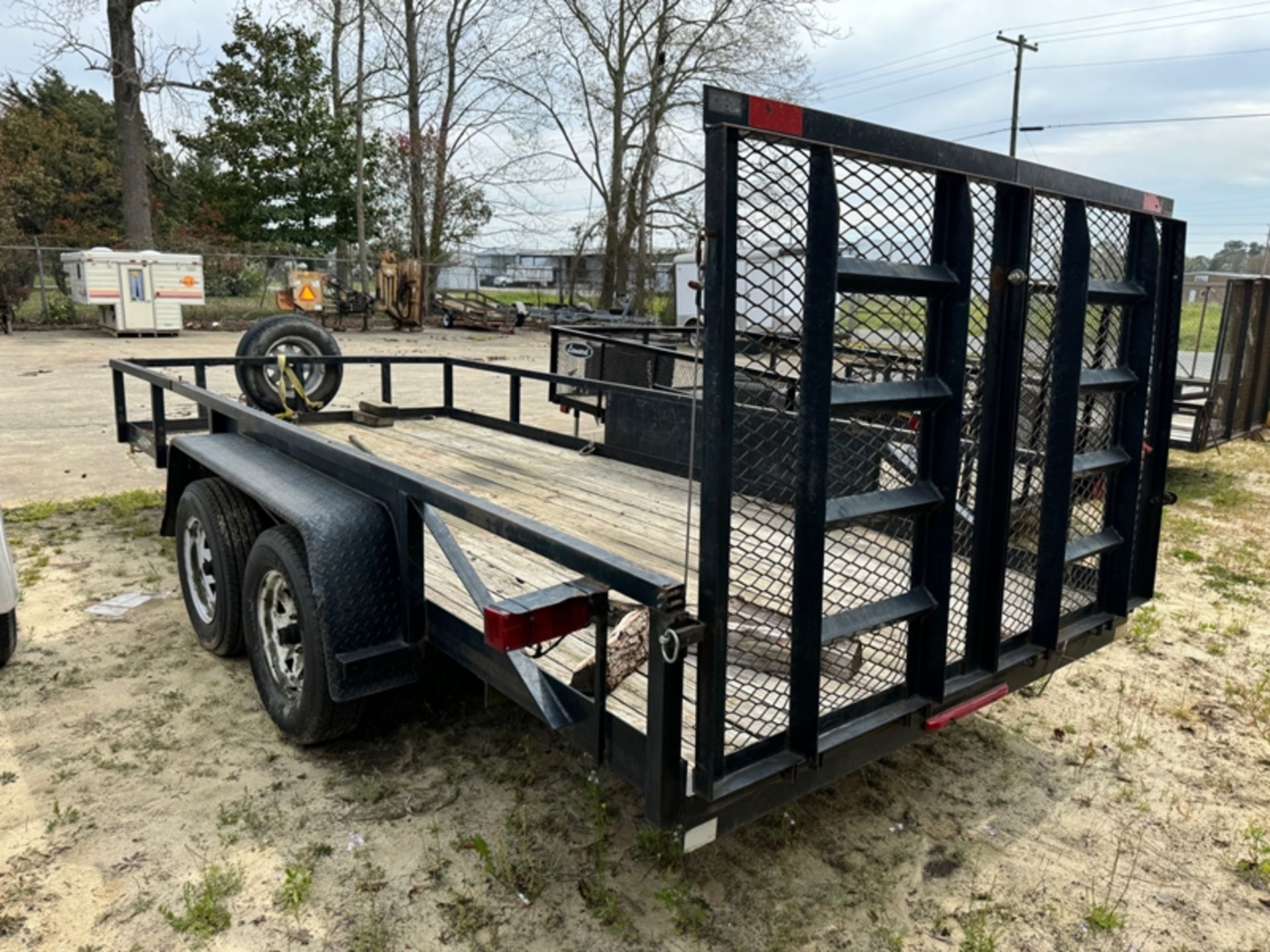 2012 HOLMES 82"x16' utility trailer - 5LVB1629CA024881 - Image 4 of 4