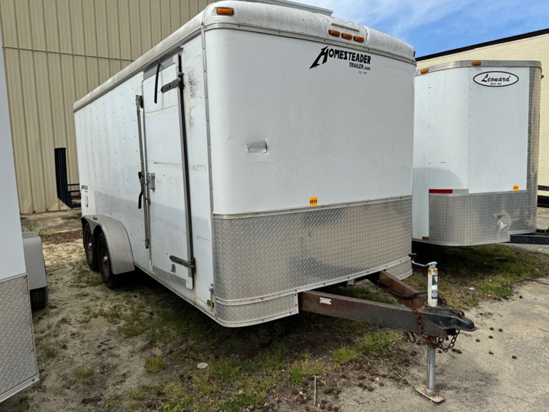 2014 HOMESTEADER 7'x16' enclosed trailer - 5HABE1621EN027876 - Image 2 of 5