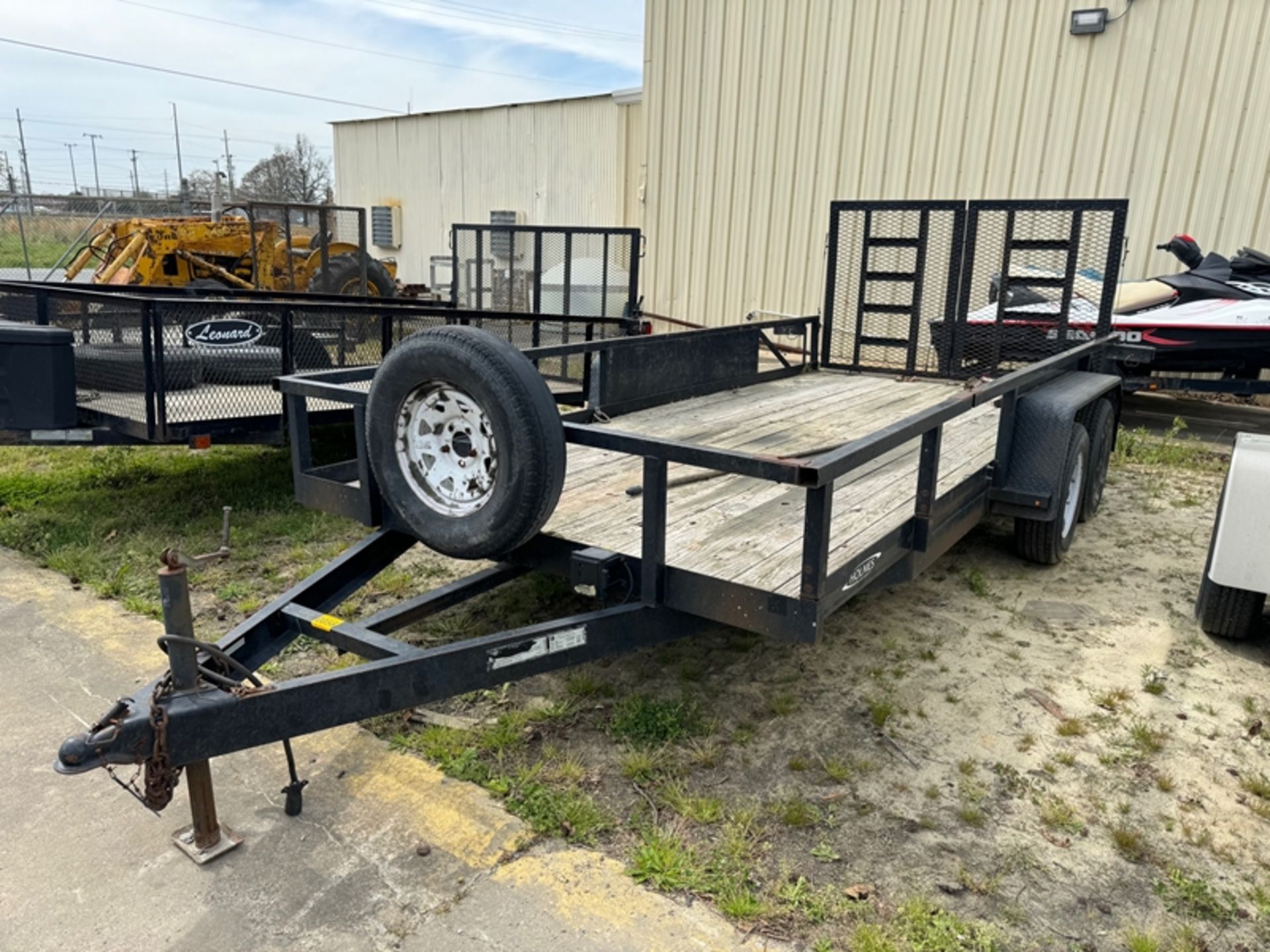 2012 HOLMES 82"x16' utility trailer - 5LVB1629CA024881