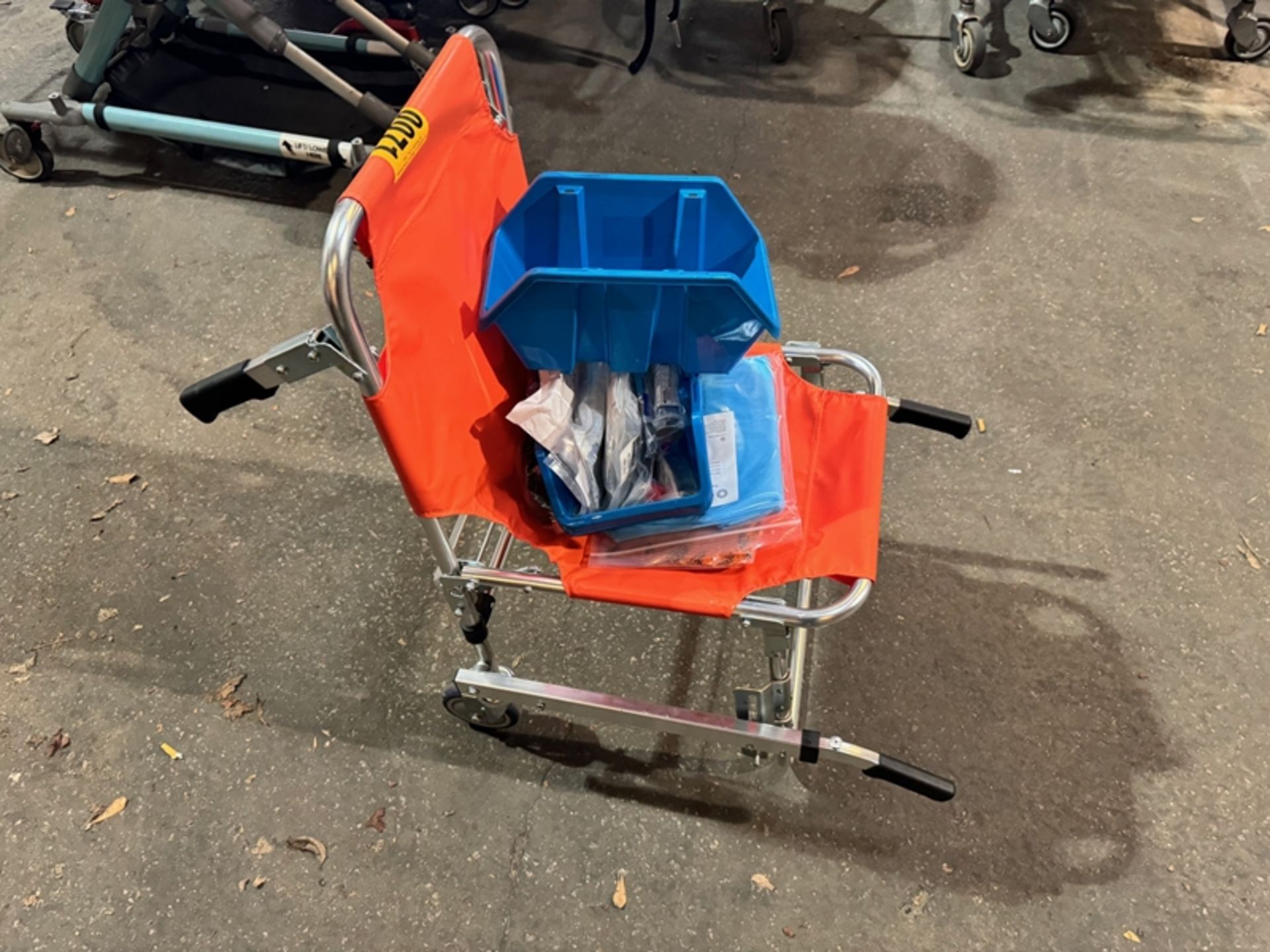 Stair chair with medical equipment - Image 2 of 3