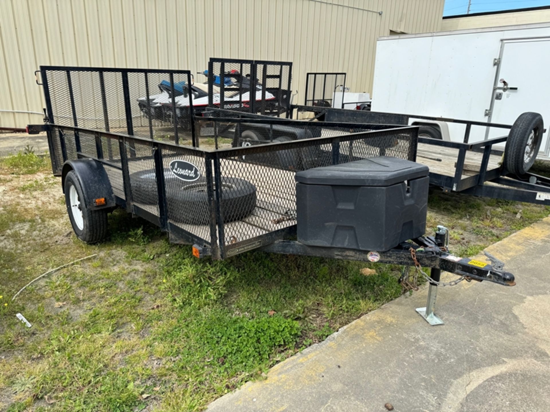 2017 LEONARD 76"x12' utility trailer - 5BFAU121XHM035358 - Image 2 of 4