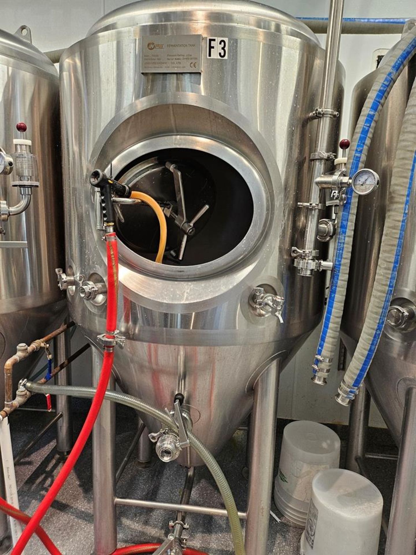 Complete Brewery - 5 barrel NFE system, walking cooler, tap system and more - Image 37 of 80