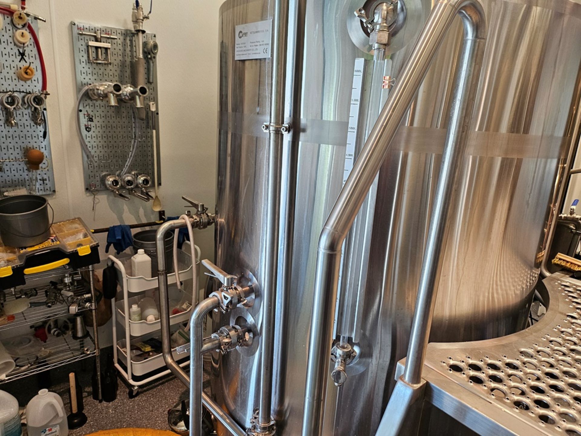 Complete Brewery - 5 barrel NFE system, walking cooler, tap system and more - Image 16 of 80