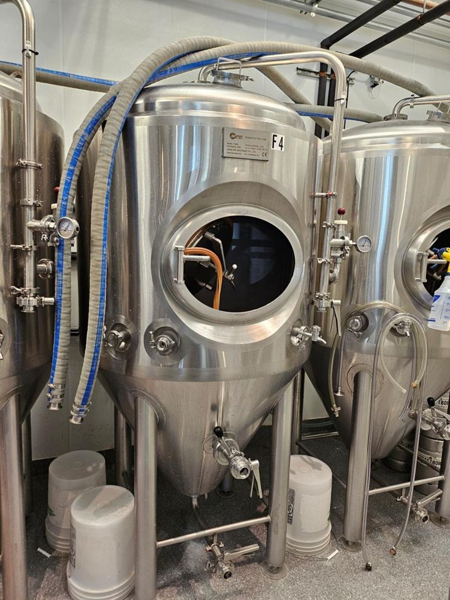 Complete Brewery - 5 barrel NFE system, walking cooler, tap system and more - Image 39 of 80