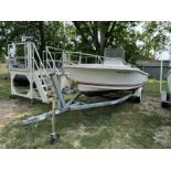 1990 WELLCRAFT 18’ center console with Johnson 110 - WELD3721F990