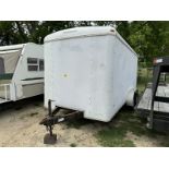 2001 HOMESTEADER 16' dual-axle enclosed trailer with barn doors and side door - 5HABA162111014686