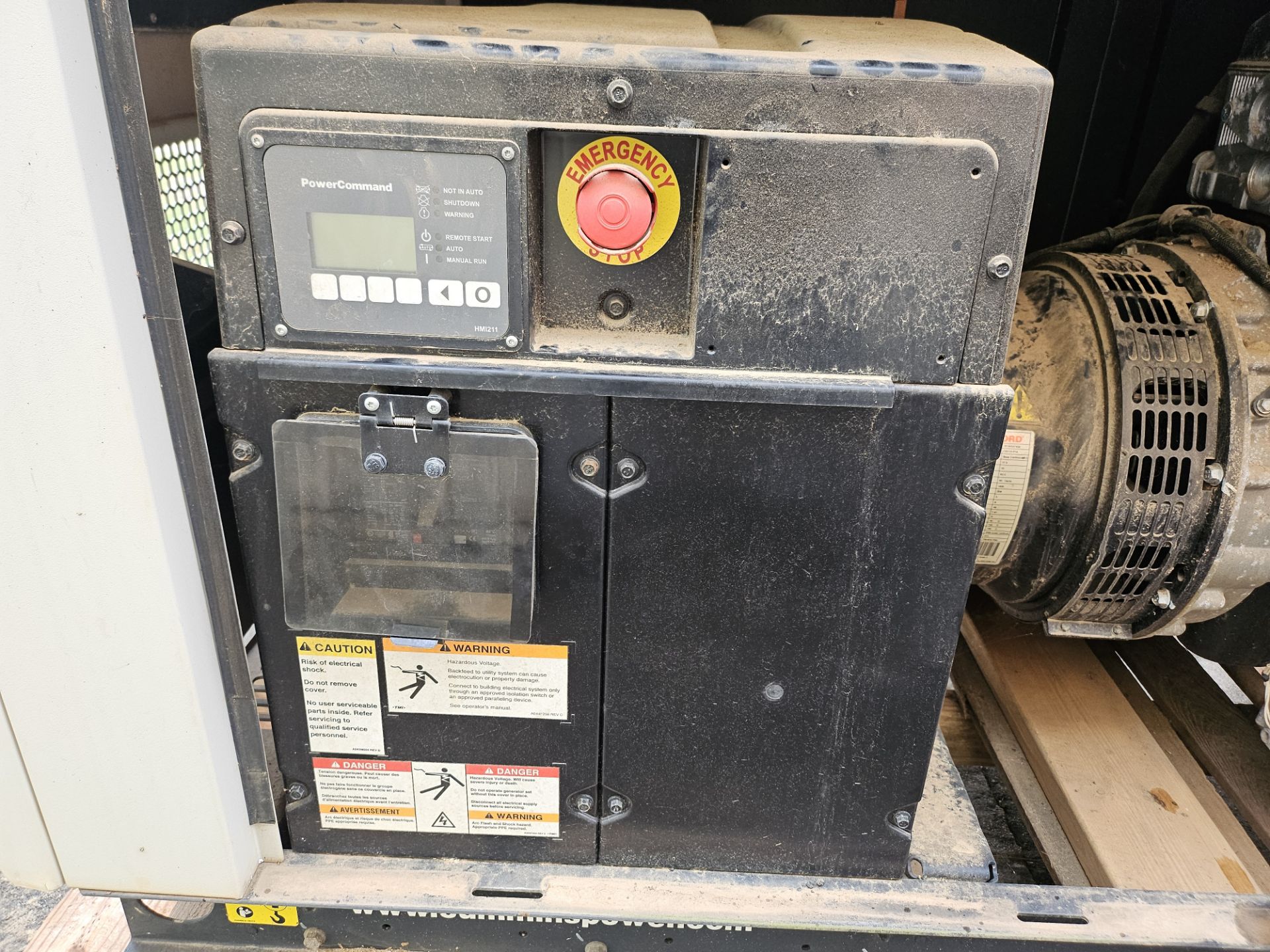 CUMMINS large industrial generator Model C30N6-A046F223 with power command switch - Model: 0TECB- - Image 6 of 10