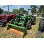 JOHN DEERE 5205 with front end loader, 4wd – 1651 hours showing