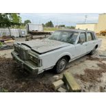 1986 LINCOLN town car, not running – NO TITLE – mileage unknown – 1LNBP96F5GY646629