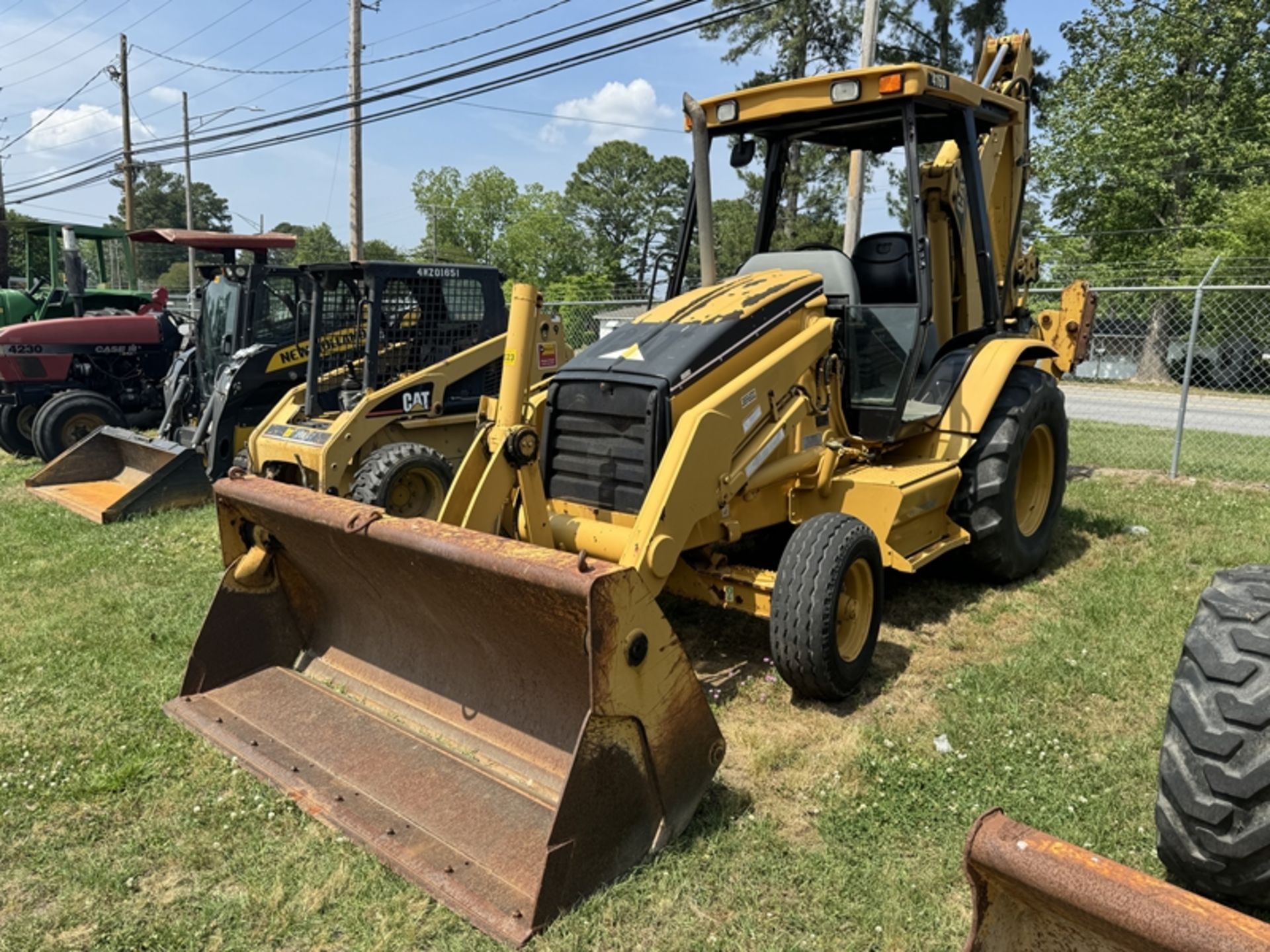 CAT 416D backhoe, 2wd with TRAMAC SC36 jackhammer and 30" rear bucket – 2388 hours showing -