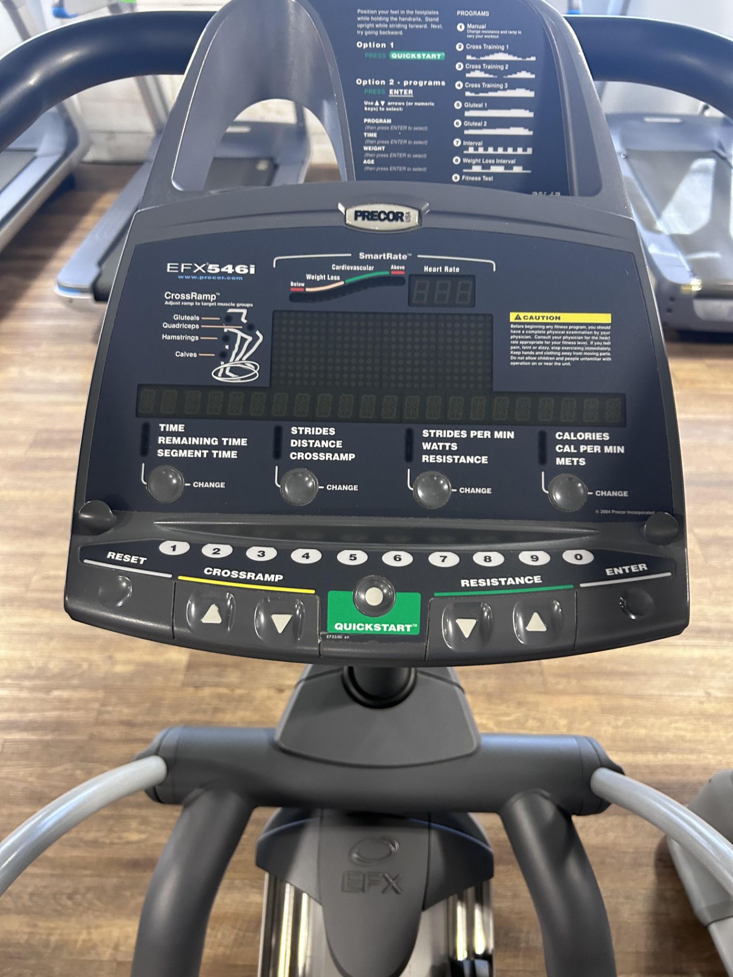 PRECOR mod. EFX546i Elliptical Cross-Trainer - Image 6 of 8