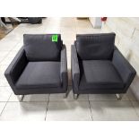 Lot of (2) MELBY Armchairs