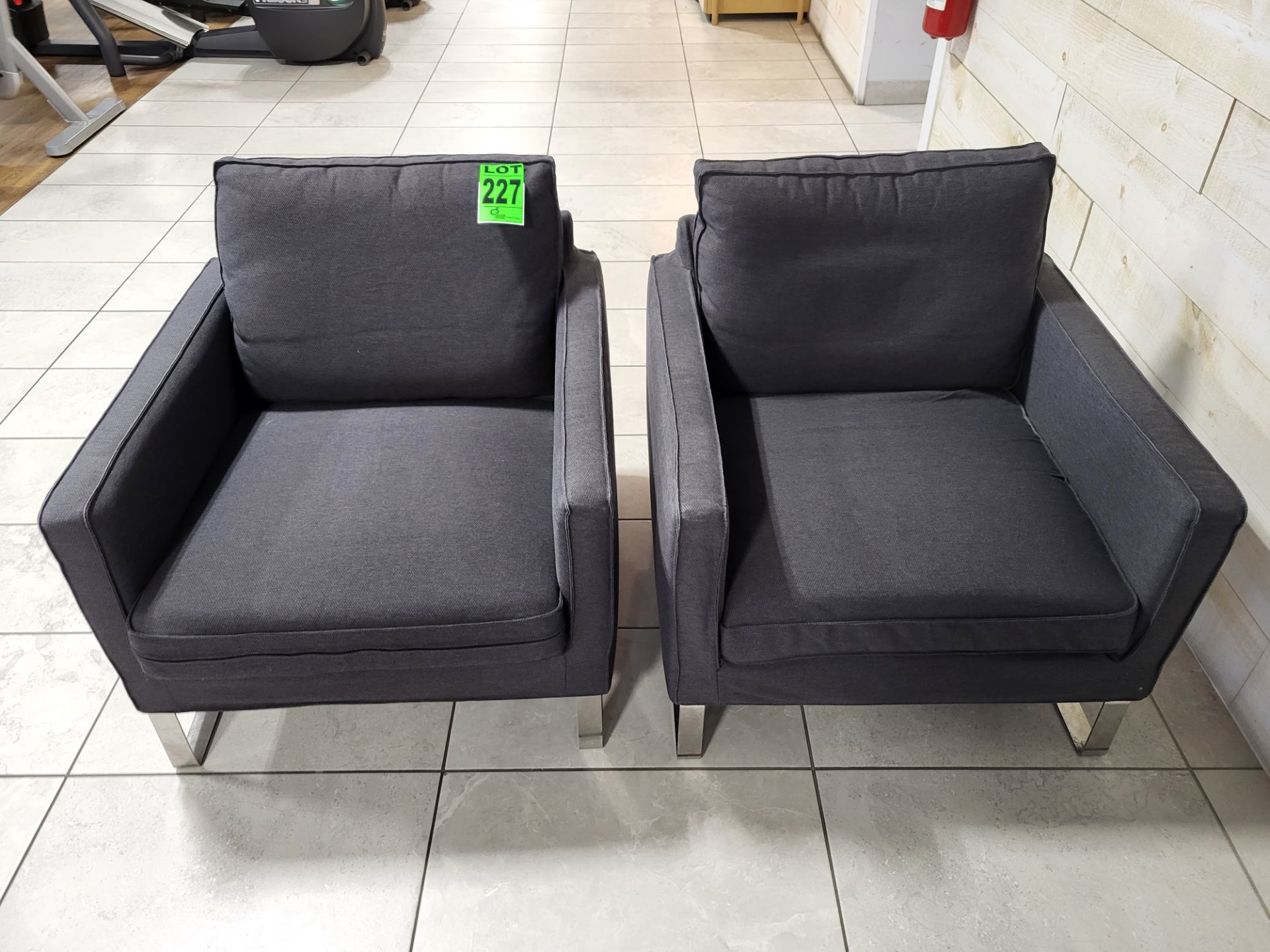 Lot of (2) MELBY Armchairs