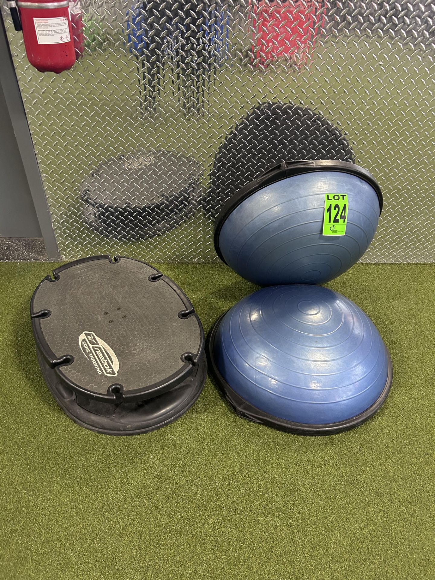 Lot of (2) BOSU Balls and (1) REEBOK Core Trainer