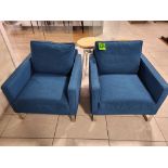 Lot of (2) MELBY Armchairs