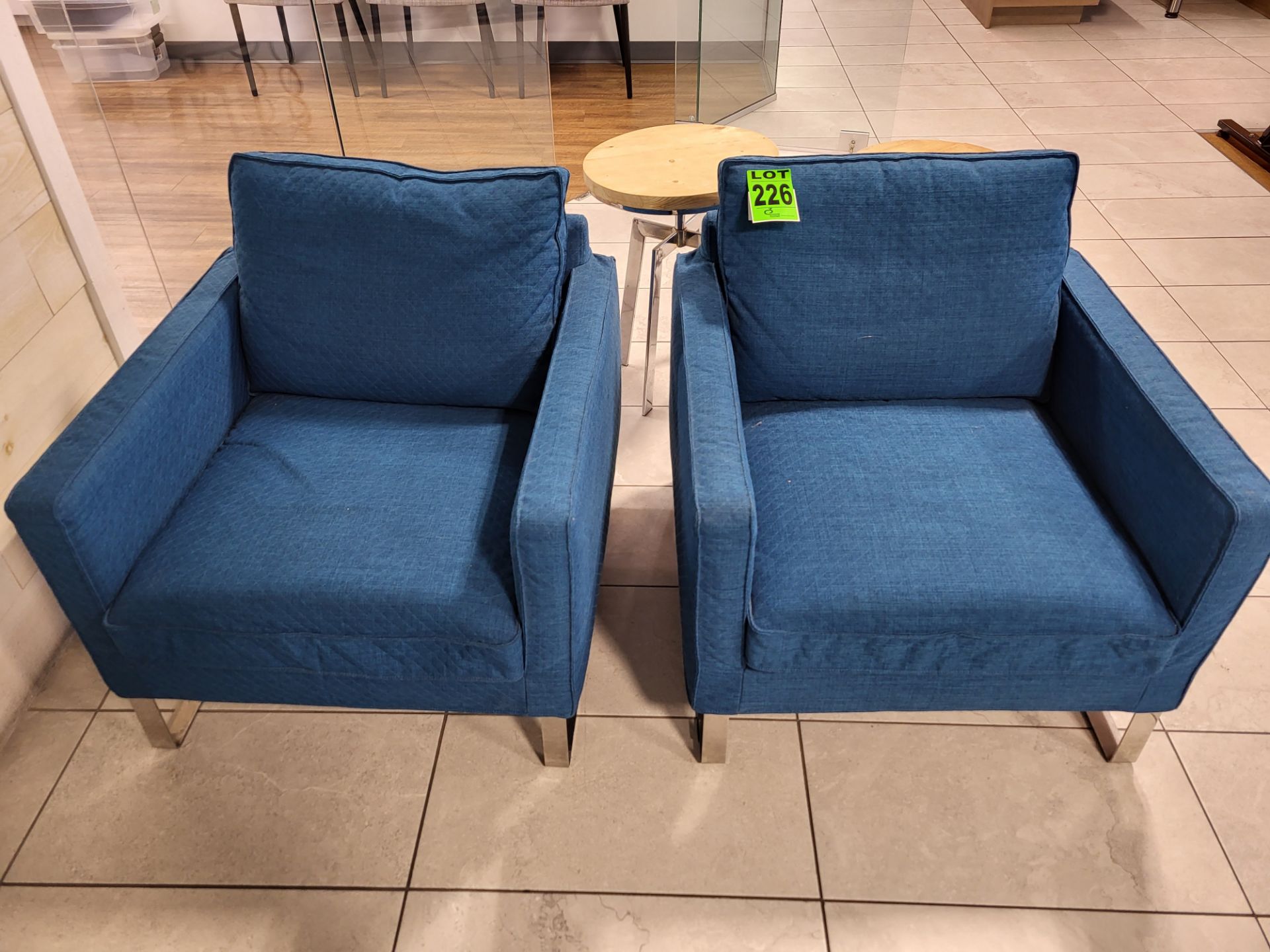 Lot of (2) MELBY Armchairs