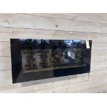 Wall mounted electric fireplace