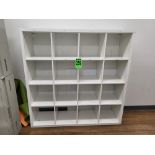 16-Section Cubby Storage unit