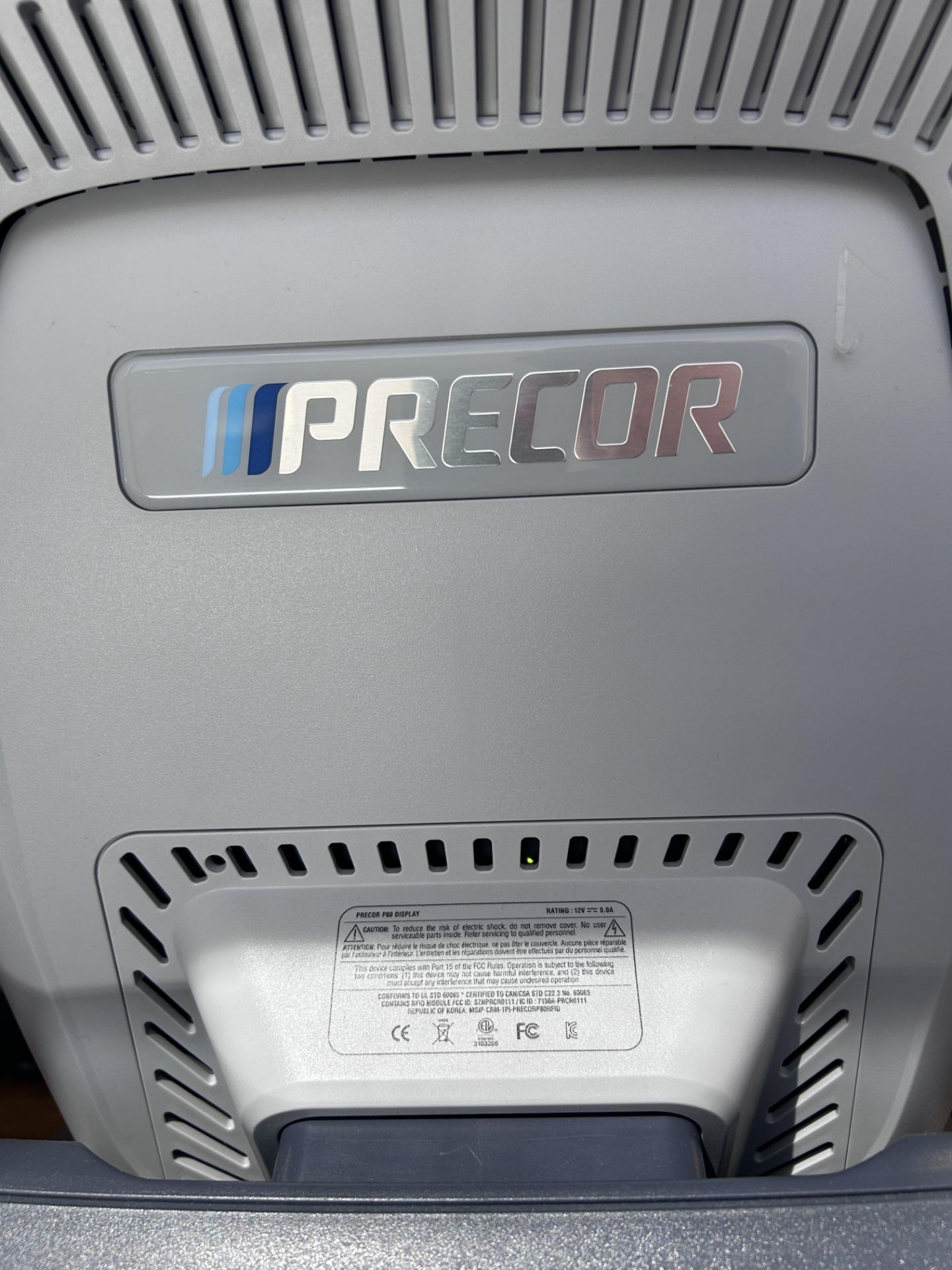 PRECOR mod. TRM 811 Treadmill with PRECOR P80 Display Console, ser. AGNBJ27140024 - Image 3 of 4