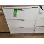 ARTOPEX 3-Drawer Horizontal Filing Cabinet with Coded Entry