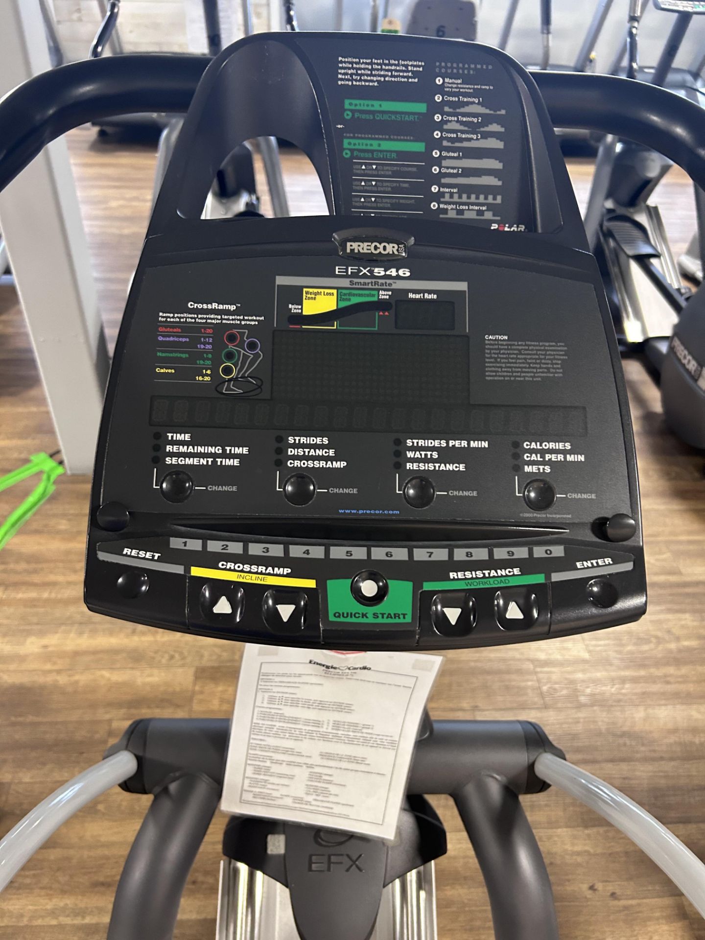 PRECOR mod. EFX 546 Elliptical Cross-Trainer - Image 6 of 6