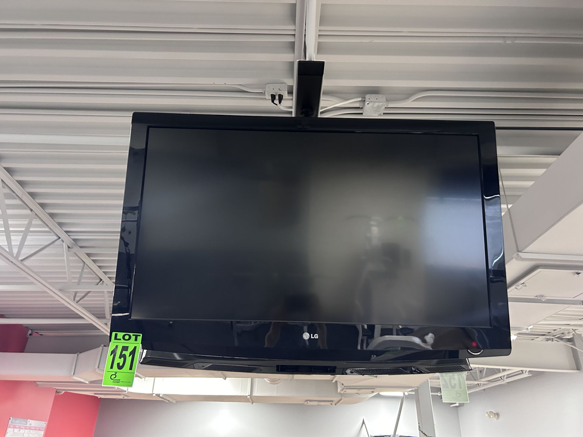 42" LG Ceiling-Mount Flatscreen Television, with Bracket