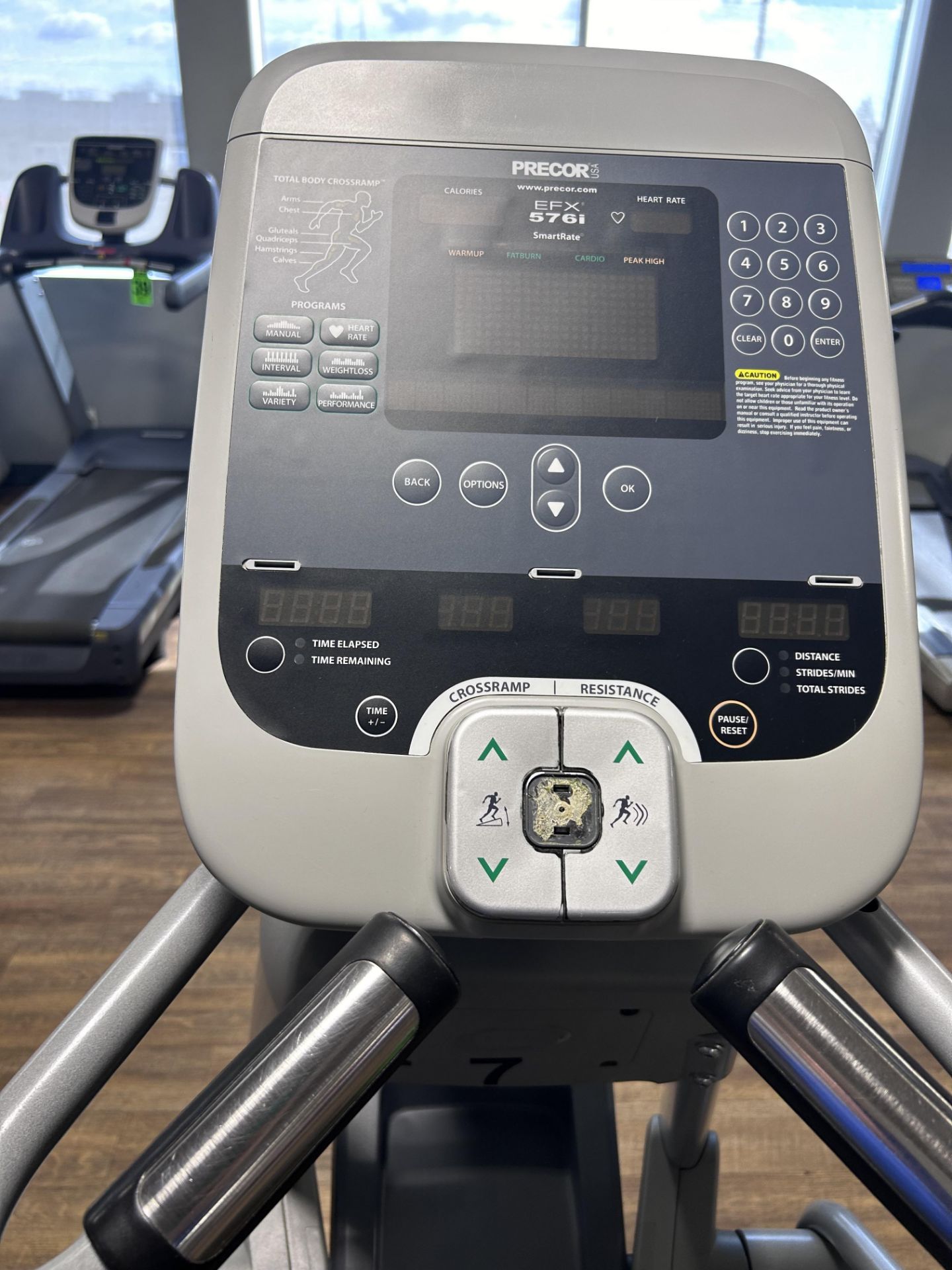 PRECOR mod. EFX576i Elliptical Cross-Trainer, Premium Commercial Series - Image 7 of 7