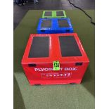 Lot of (3) ESCAPE Fitness mod. Plyosoft Boxes