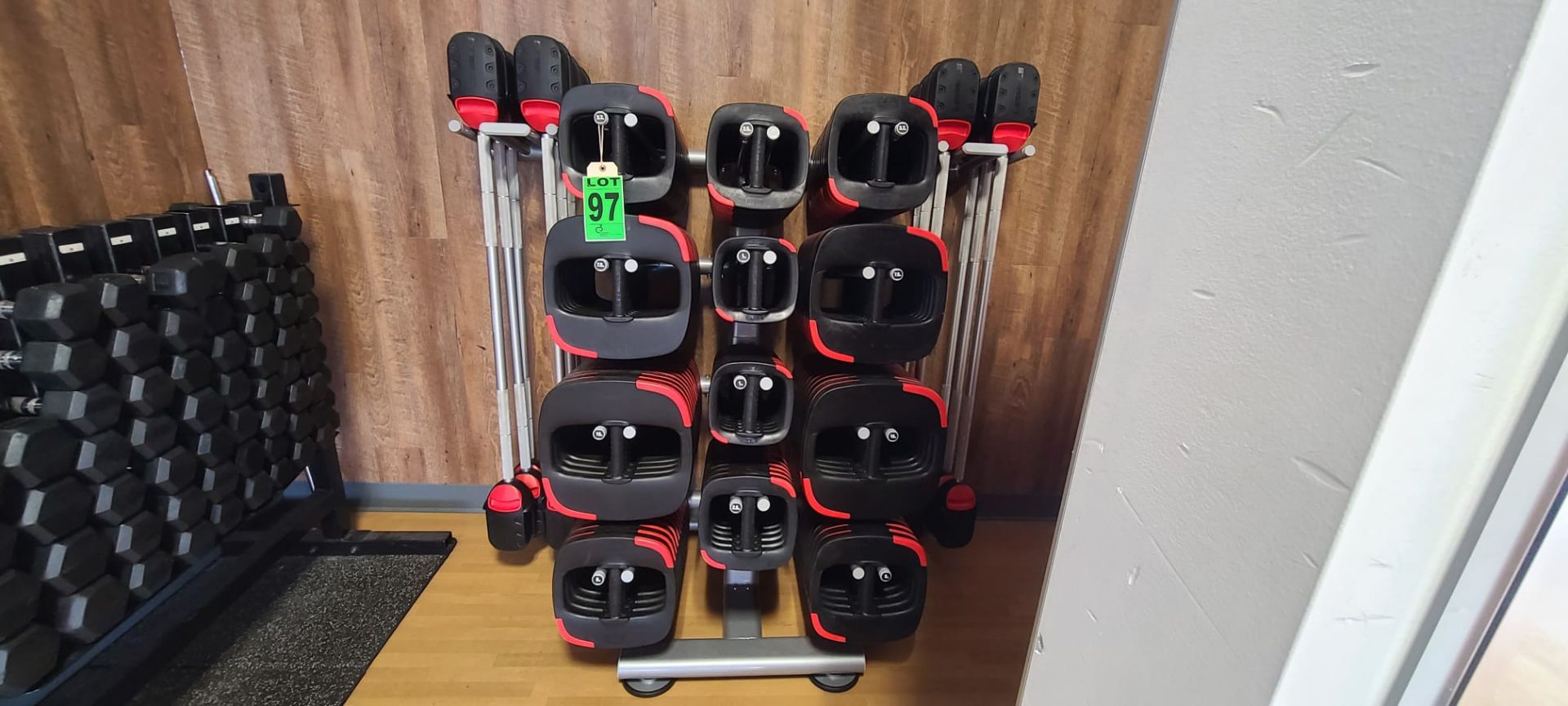 24-Set LES MILLS SmartBar Rack with 24 Sets of SmartBar Bars & Weights - Image 9 of 11