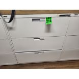 ARTOPEX 3-Drawer Horizontal Filing Cabinet with Coded Entry