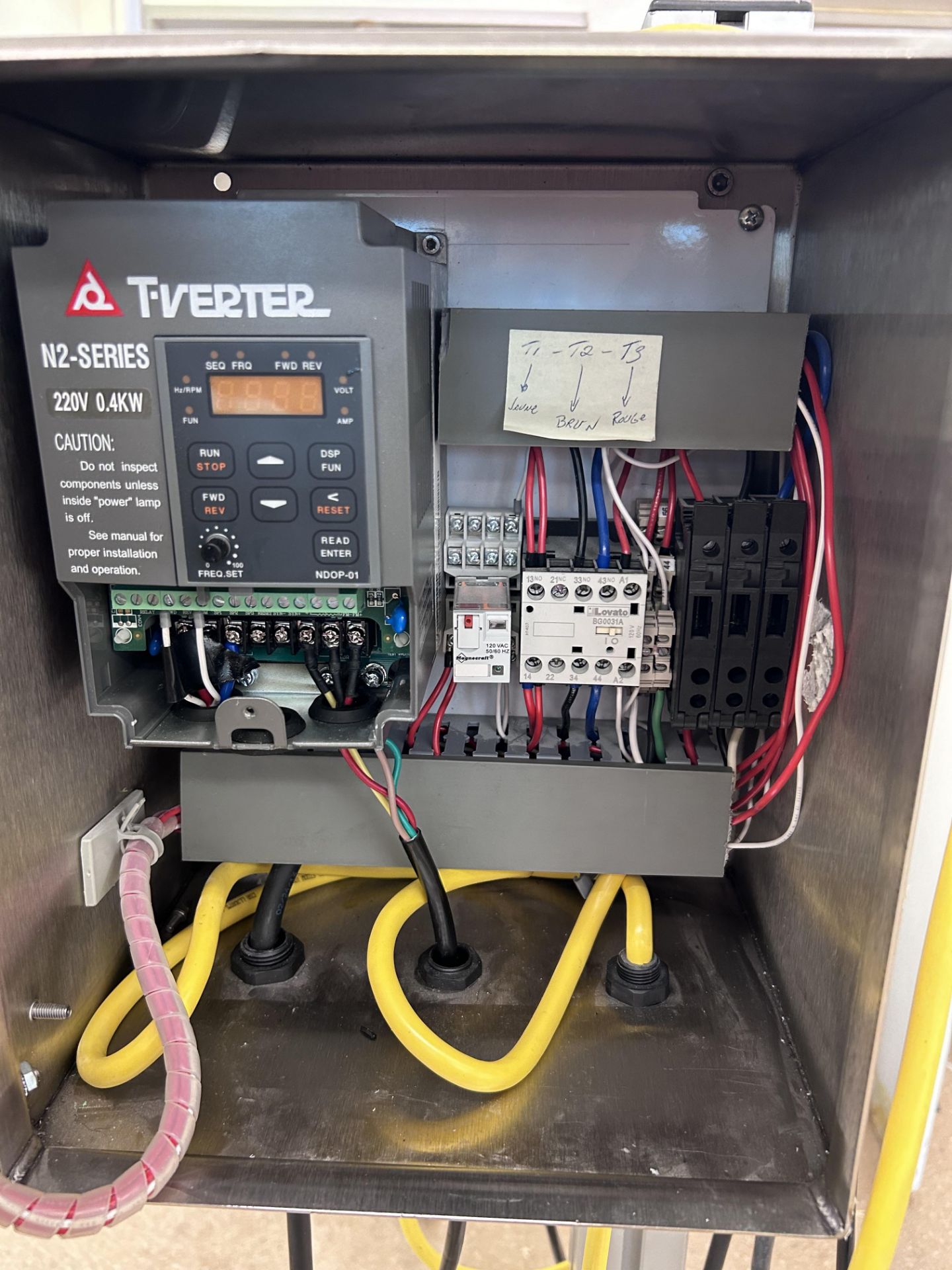 Control panel with T-VERTER NS-Series components - Image 2 of 3