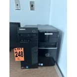 Lot of (1) THINKCENTRE Tower and (1) DELL Vostro 220 tower