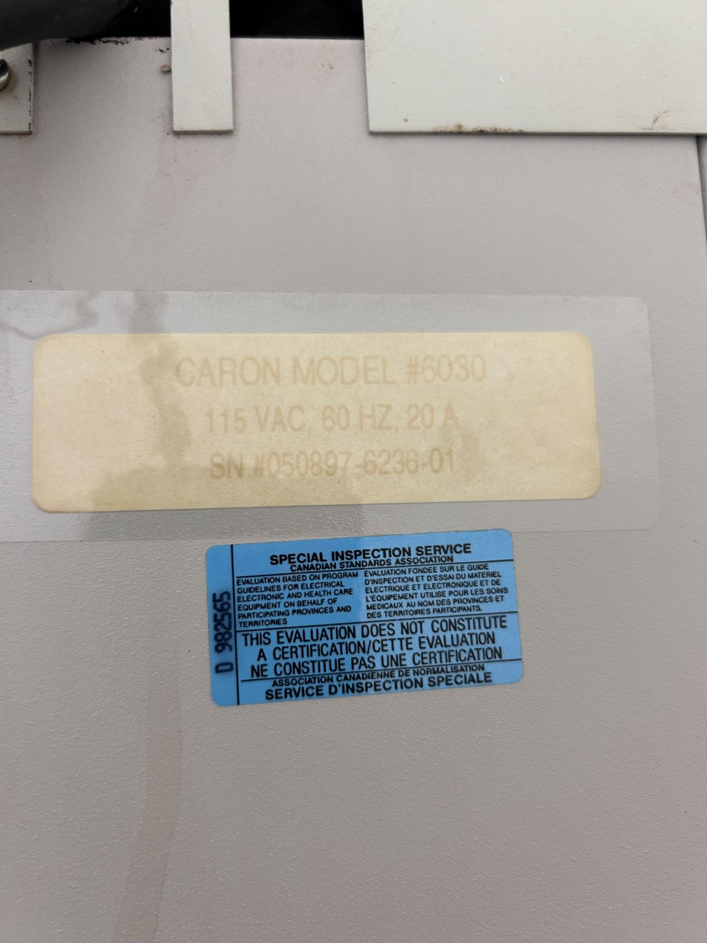 CARON Environmental chamber Mod. 6030 - Image 5 of 5