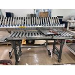 Lot of (2) Rolling conveyors