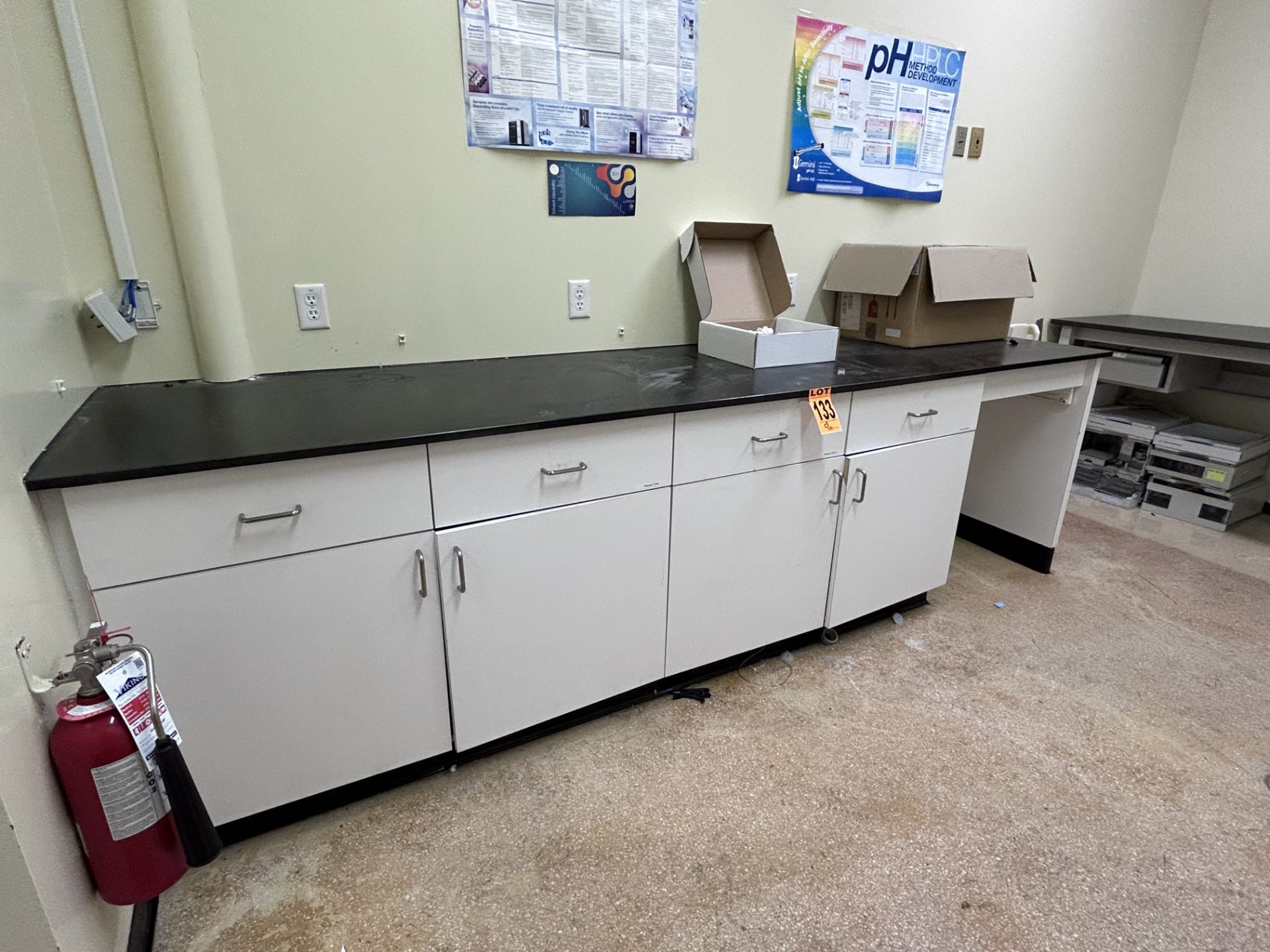 Table top with drawers