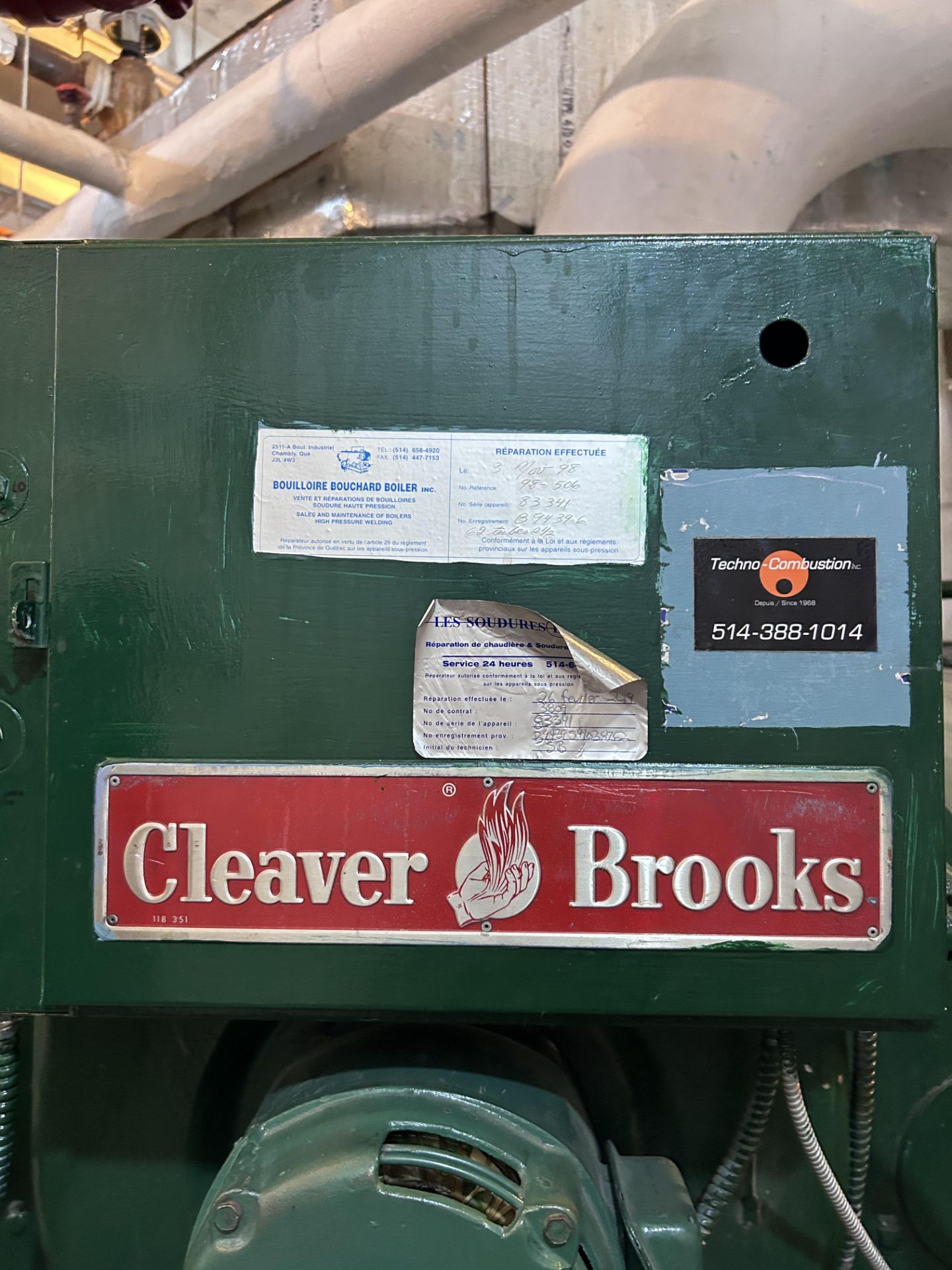 CLEAVER BROOKS Boiler Mod. 2HH186-60 - Image 7 of 7