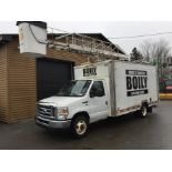 FORD E-350 Cube Truck with TELELIFT Boom. 2009. 84,606 km
