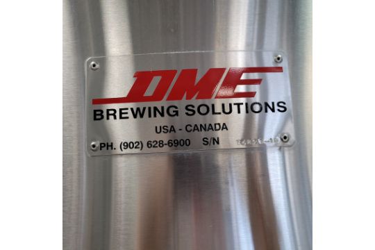 DME Brewing Systems Stainless Steel Mash Tun with overhead mixer, Top-Access Port, Front-Access - Image 3 of 37