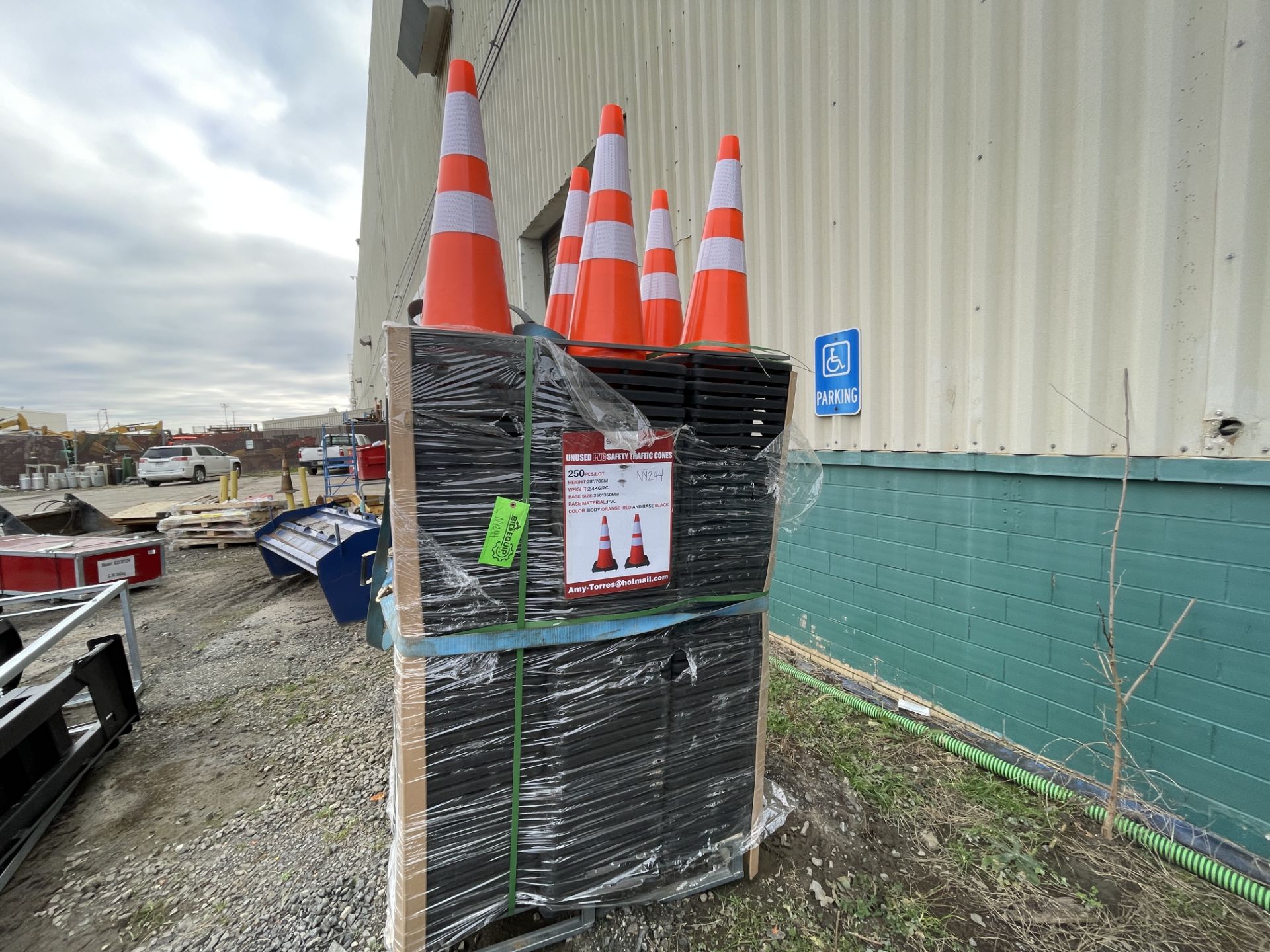 Brand New Lot of 250 Safety Highway Cones (NY244) - Image 2 of 6