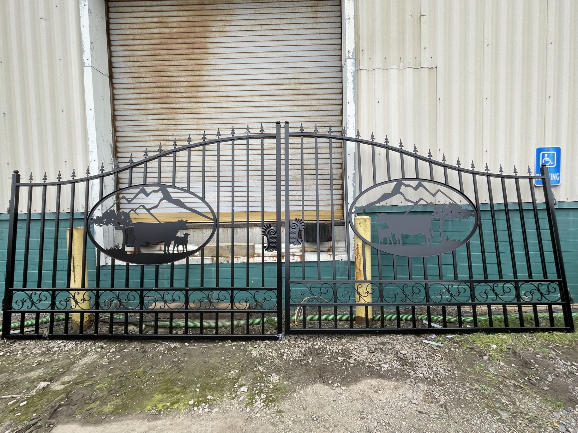 Brand New Greatbear 20ft "Cattle" Bi-Parting Iron Gate (NY308)