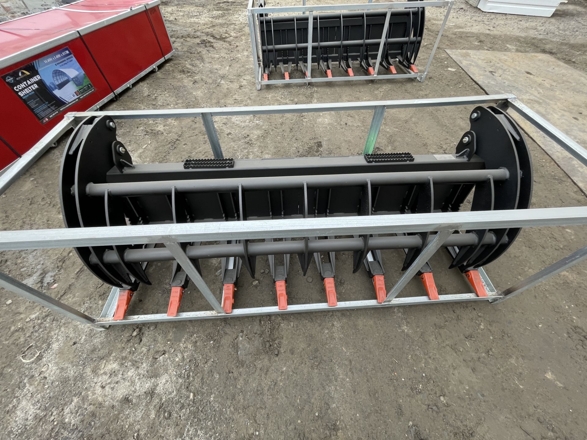 Brand New 78" Heavy Grass Fork Grapple Skid Steer Attachment (NY286) - Image 6 of 9