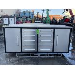 Brand New 7ft 10 Drawer 2 Cabinet Work Bench (NY261)
