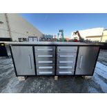 Brand New 7ft 10 Drawer 2 Cabinet Work Bench (NY260)