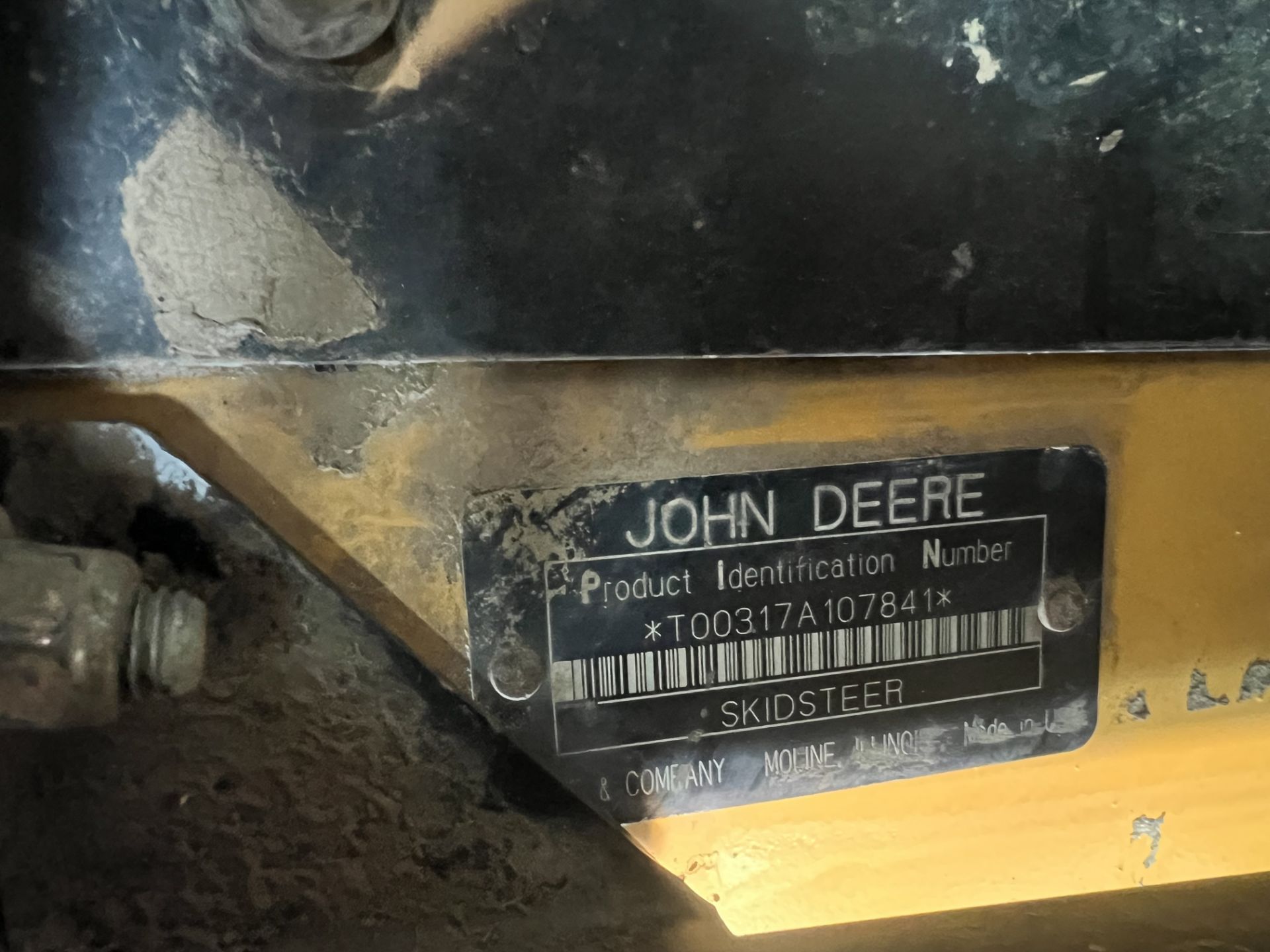 2005 John Deere 317 Wheeled Skid Steer - Image 9 of 9