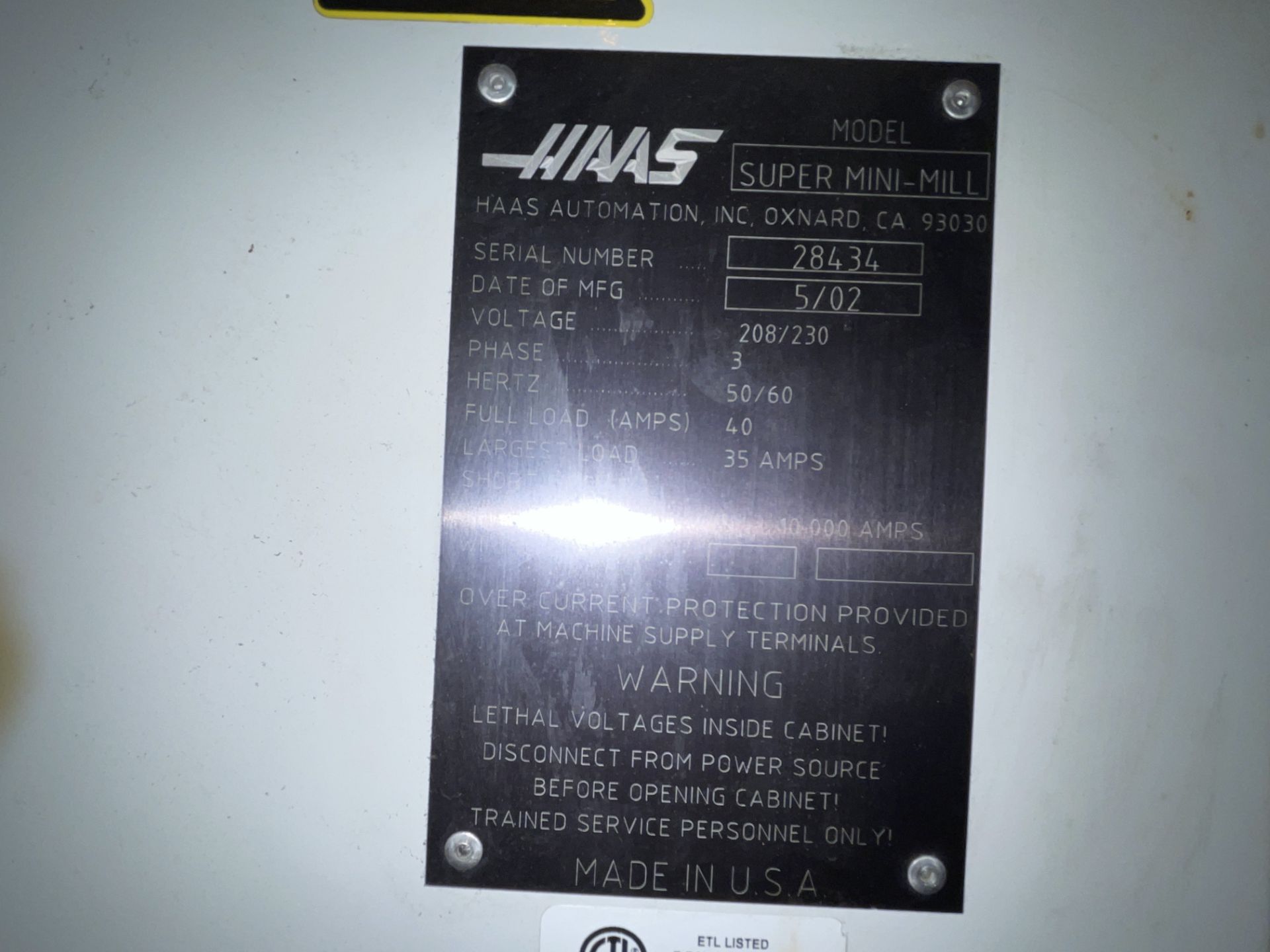 Haas Super Mini-Mill (KEN43) - Image 12 of 12