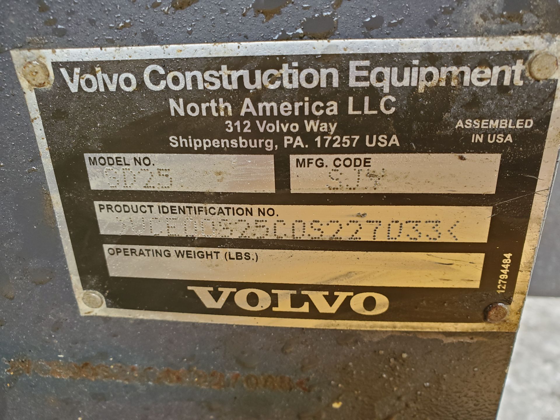 Volvo SD25 Smooth Drum Roller - Image 21 of 21